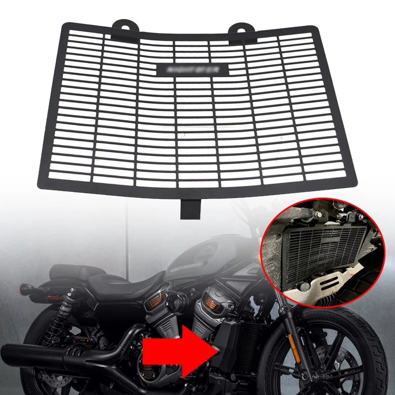 

For Harley Nightster 975 RH 975 2022-2023 Motorcycle CNC Accessories Radiator Grille Guard Protector Cover Oil Cooler Protective