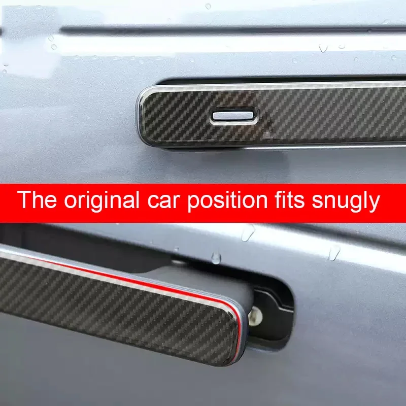

4Pcs Car Drip Glue Door Handle Cover Anti Scratch Protect Strip Auto Accessory For LAND ROVER RANGE ROVER EVOQUE VELAR 2017-2026