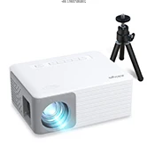 

HIFI Stereo for Gifts Presentations Ultra Mini Portable Projector 720P Native with 1080p Support Android OS 3D Ready