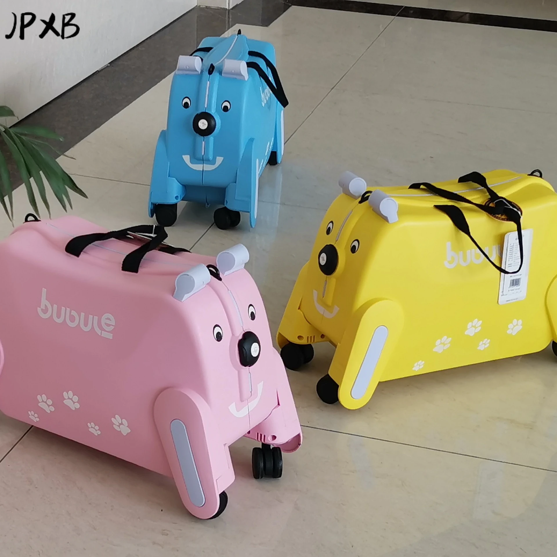 

Children's Luggage Trolley Case Travel Case Riding and Sitting Cute Suitcases Case Travel Suitcases with Wheels Free Shipping