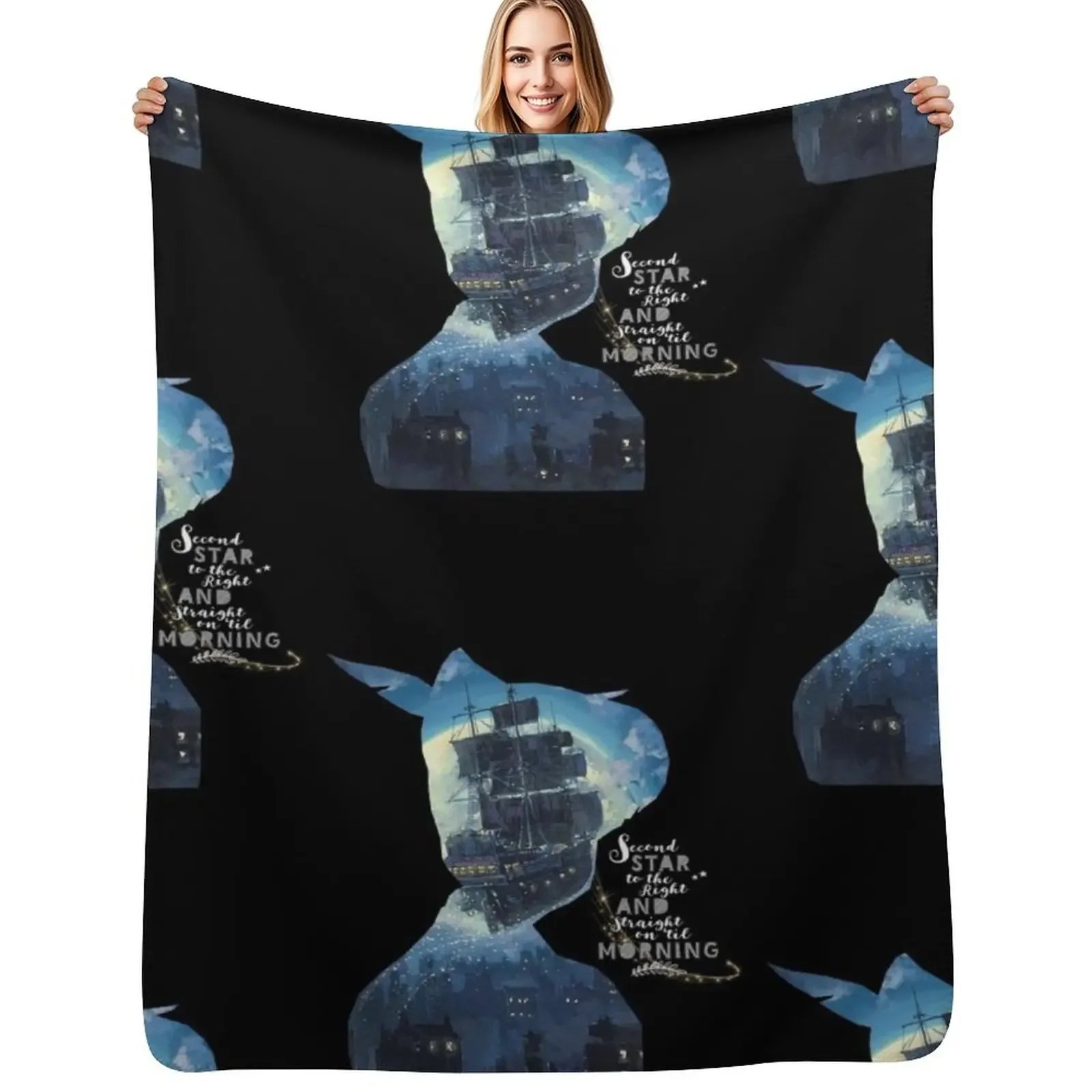 

The second star to the right! Throw Blanket Quilt Bed Soft Big Blanket