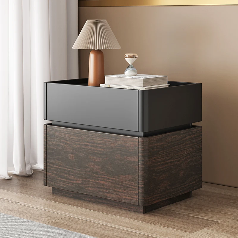 منضدة خشبية بسيطة لغرفة النوم Librero تخزين فريد من نوعه لطيف ومريح بجانب السرير منظم زاوية أثاث صالون موبليس #4