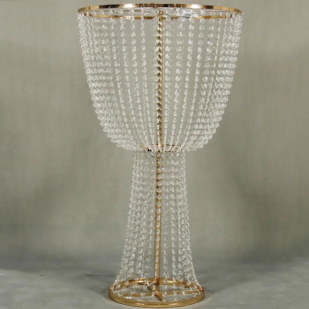 5 قطع 80 سم) 2025 لا حاجة إلى قابس حامل زهور ذهبي من الأكريليك الشفاف |   قطعة مركزية لحفلات الزفاف |   حامل مزهرية الطاولة |   ديكور الحدث