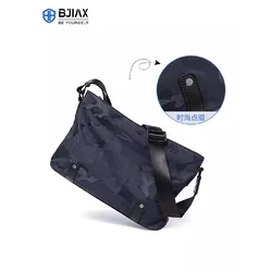 Bjiax crossbody bag MEN'S casual bag fashion trend camouflage large capacity shoulder bag waterproof commuter backpack