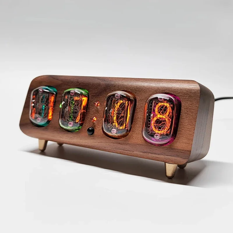 Retro Nixie Tube Digital Clock Creative Electronic Table Clocks Nordic Living Room Decoration Ornaments Smart Bluetooth Control