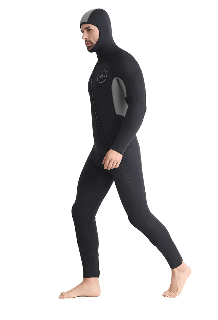 Men 5mm Neoprene Wetsuits Full Body Scuba Diving Suit Snorkeling Surfing Swimming Long Sleeve Keep Warm Water Wetsuits