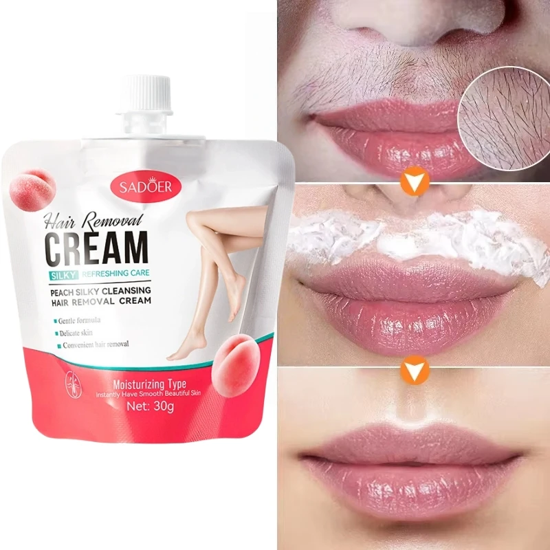 3 Minutes Fast Hair Removal Cream Painless Hair Growth Inhibitor Lip Face Arm Armpit Leg Permanent Depilatory for Men Women Care