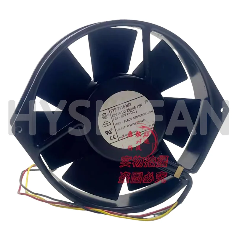 New Original TYP 7118N/2 15038 48V 12W Heat Dissipation Fan