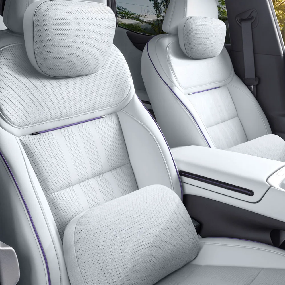 Fit For XPENG MONA L03 Original Car Color Headrest And Lumbar Cushion Car Modification Supplies Comfortable And Breathable