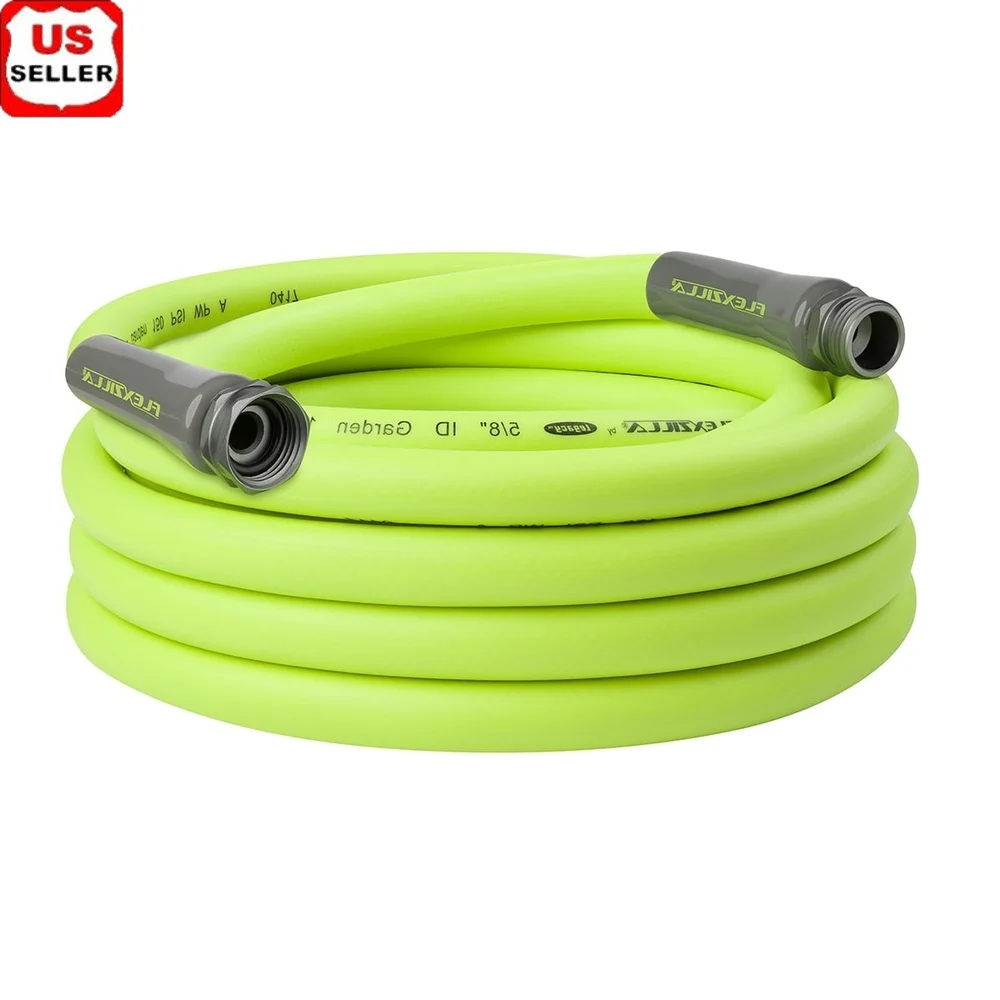 

Heavy Duty Garden Hose Drinking Water Safe Flexible UV Resistant Kink Free Lightweight Durable Reinforced Leak Proof 25 Ft 150