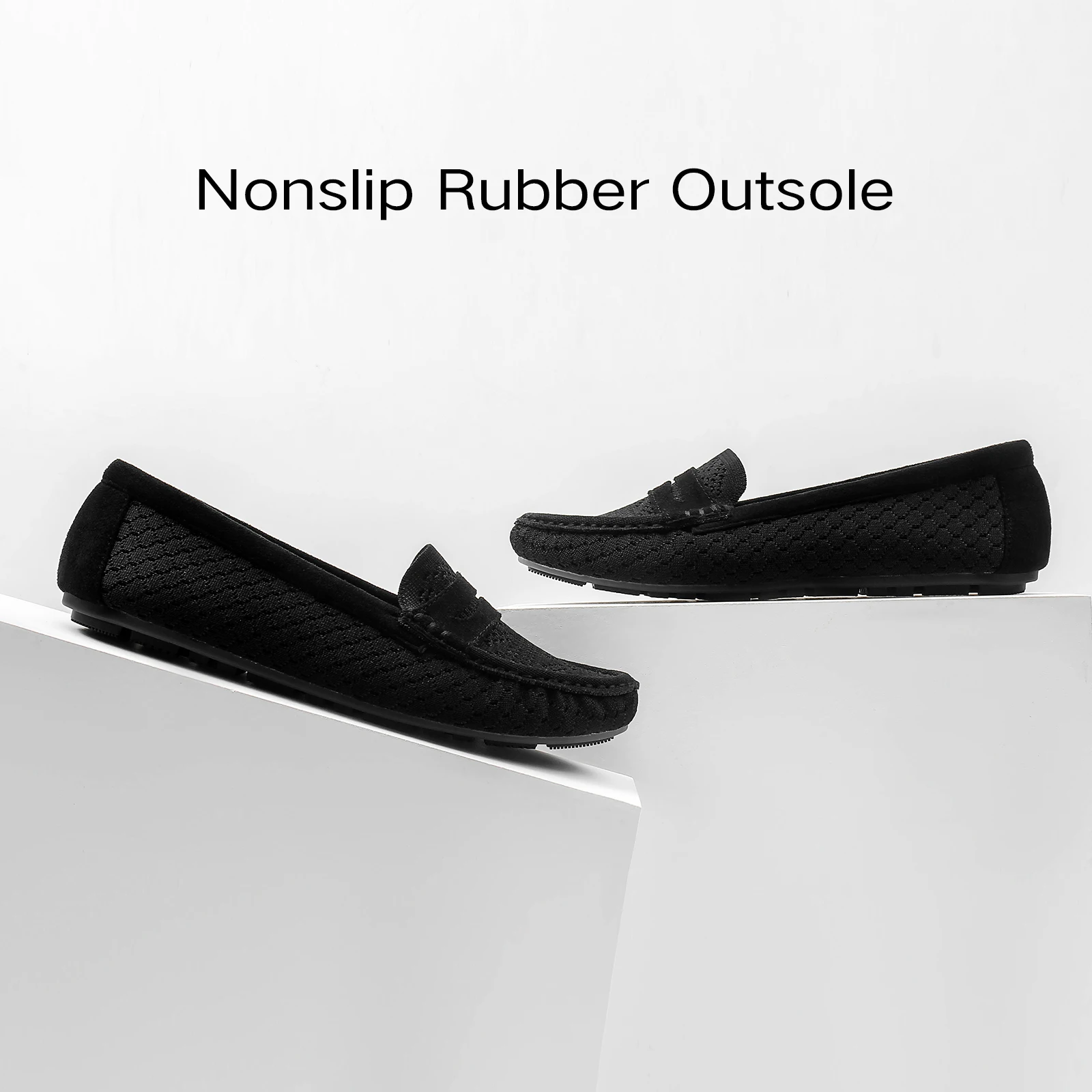 Samilor Dames Casual Schoenen Instapper Platte Schoenen Loafers Dames Sneakers Leer Zomer Uitgehold Ademende Damesmocassins