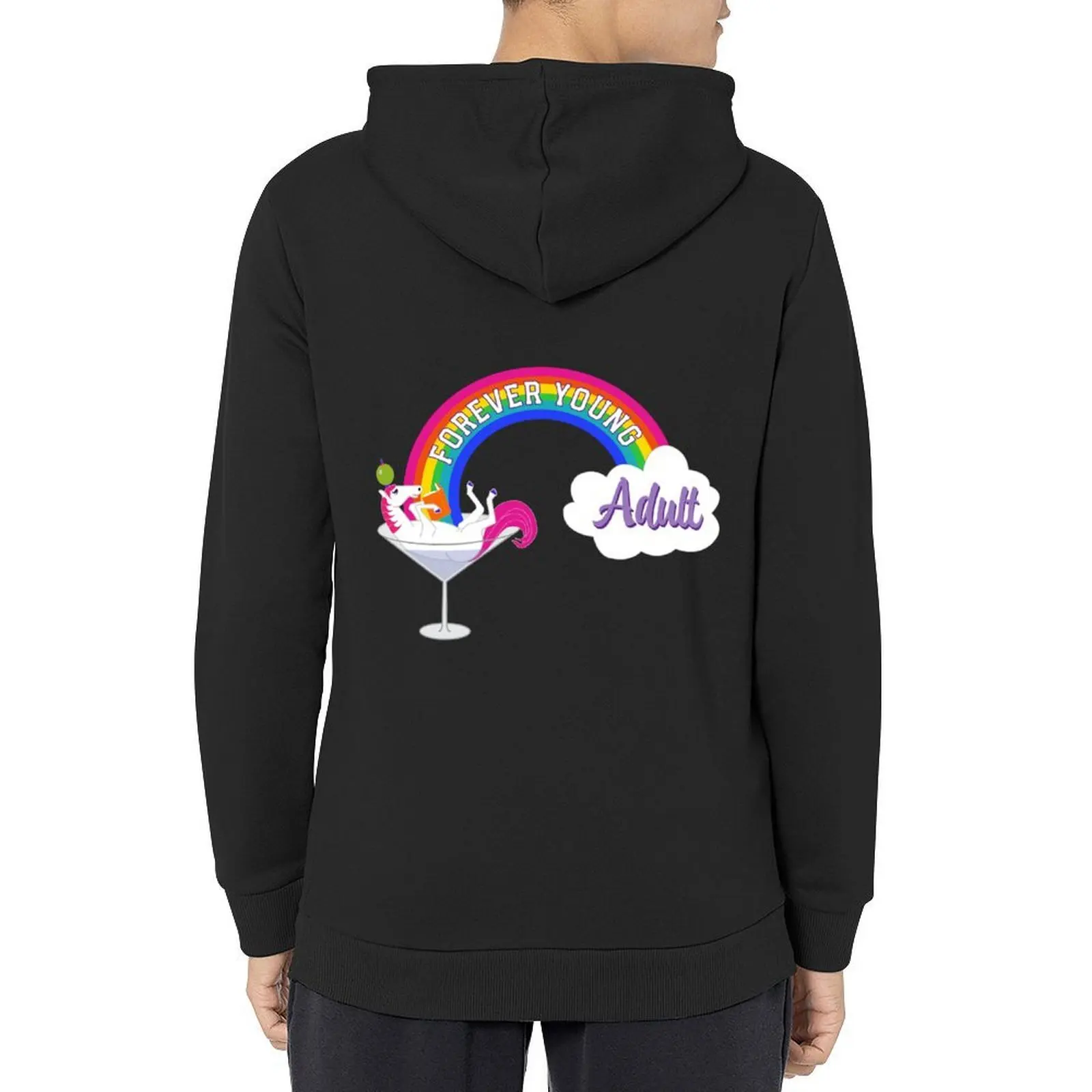 

Forever Young Adult Official Logo Hoodie men's sweat-shirt men's clothing winter clothes autumn clothes designer hoodies