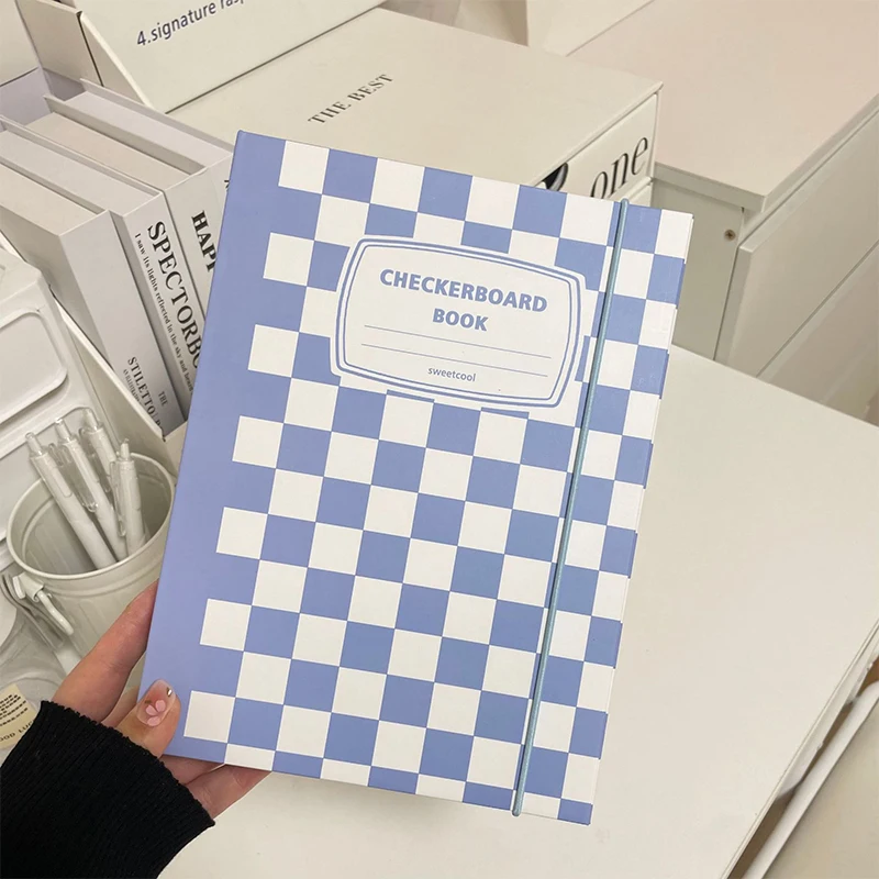 الشطرنج Cate A5 Ins نمط فوتوكارد الموثق بطاقات الصور جمع كتاب تخزين الألبوم غلاف دفتر كوريا القرطاسية 1X