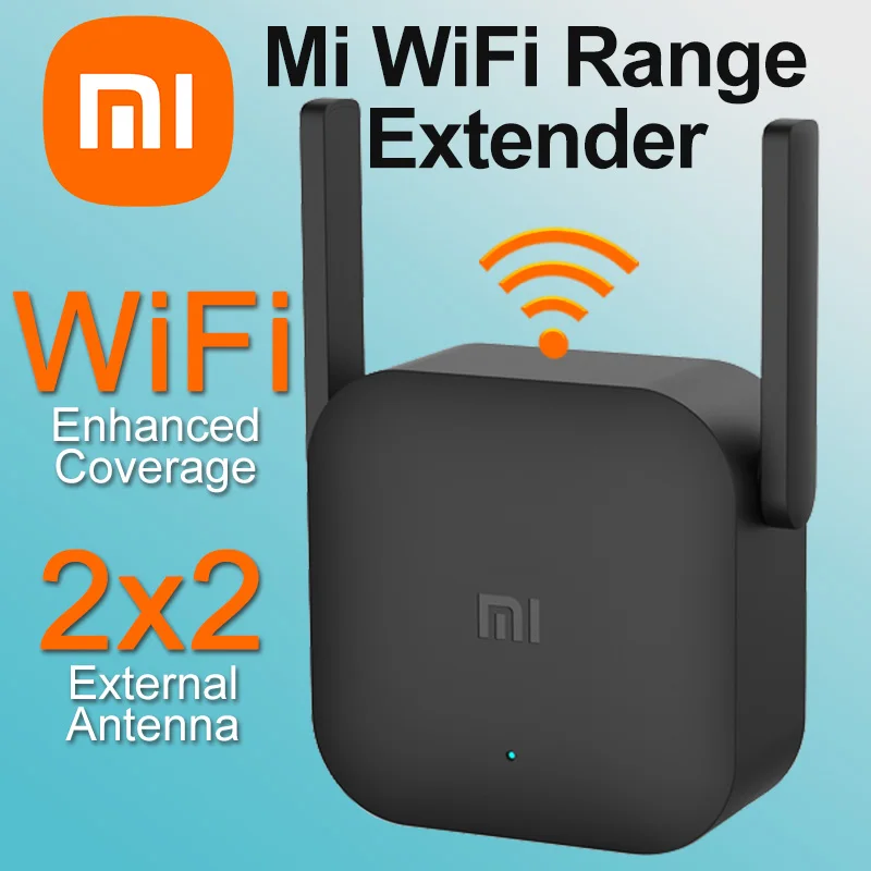 

2.4G Xiaomi WiFi Pro 300M Network Mi Expander Repeater Amplifier Router for Router Home Office Power Extender Roteador 2 Antenna