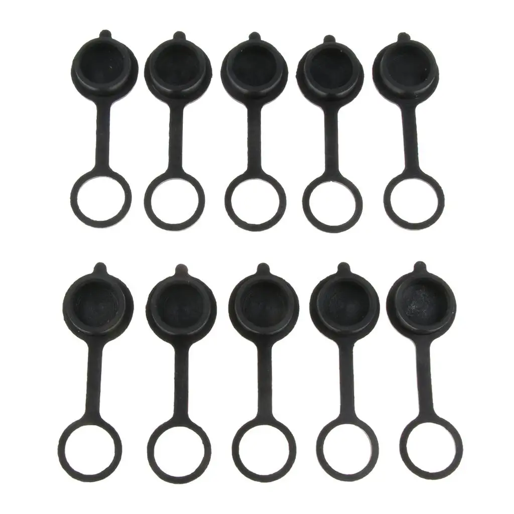 10pcs Electric Scooter Charging Port Covers Silicone Lid