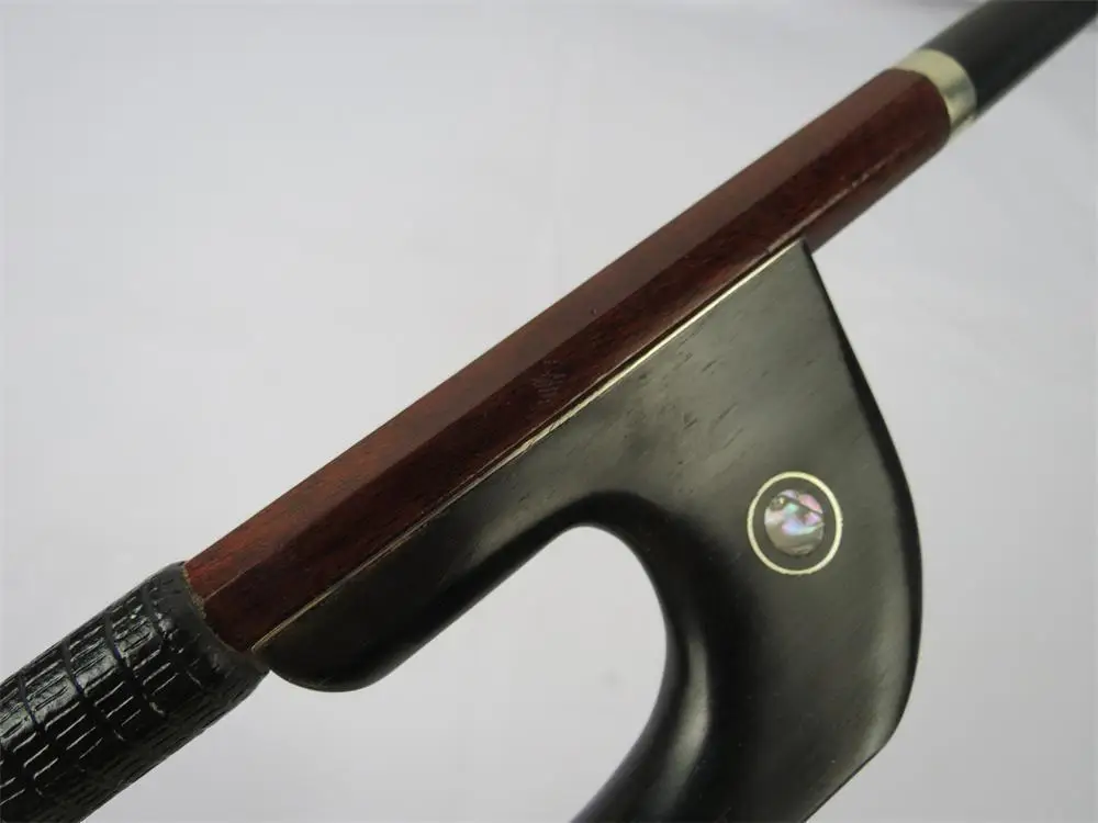 profession Pernambuco Carbon fiber bass bow,copper mounted