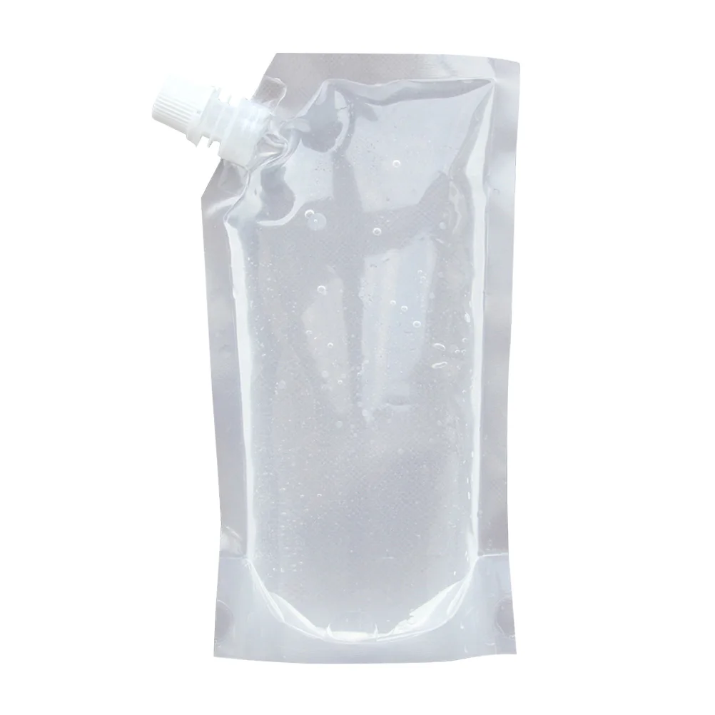 

10pcs Foldable 420ml Drink Flasks BPA Free Plastic Suction Bag Liquor Pouch Bag Food Grade Decanter Kitchen Bar
