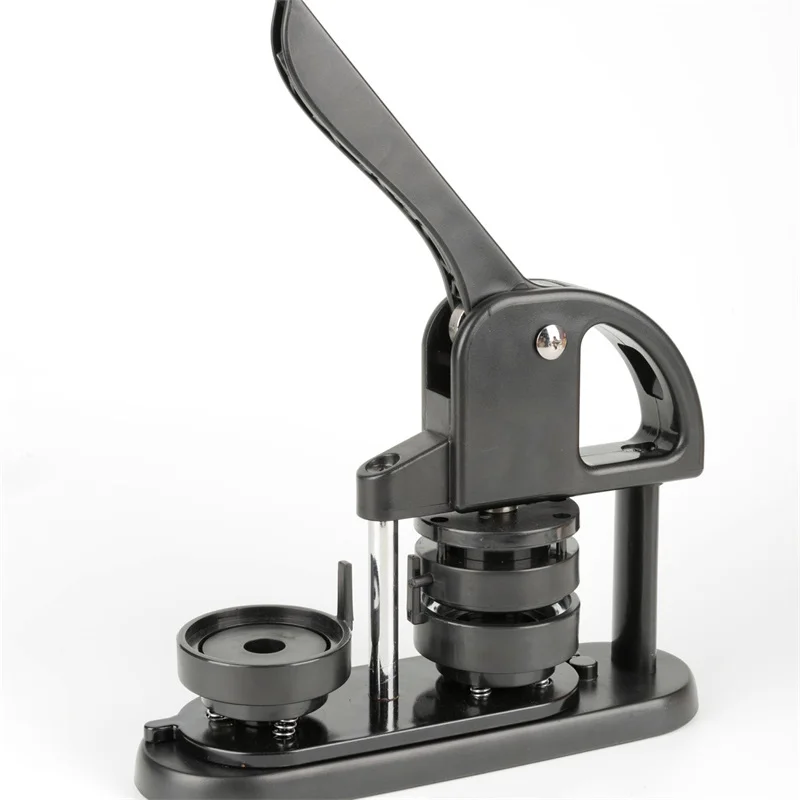 25/32/58mm Abzeichen Maker Maschine Manuelle Presse Abzeichen Maschine für DIY Herstellung Magnet Kühlschrank Abzeichen/knopf Pins Kunst Handwerk – Detail 4