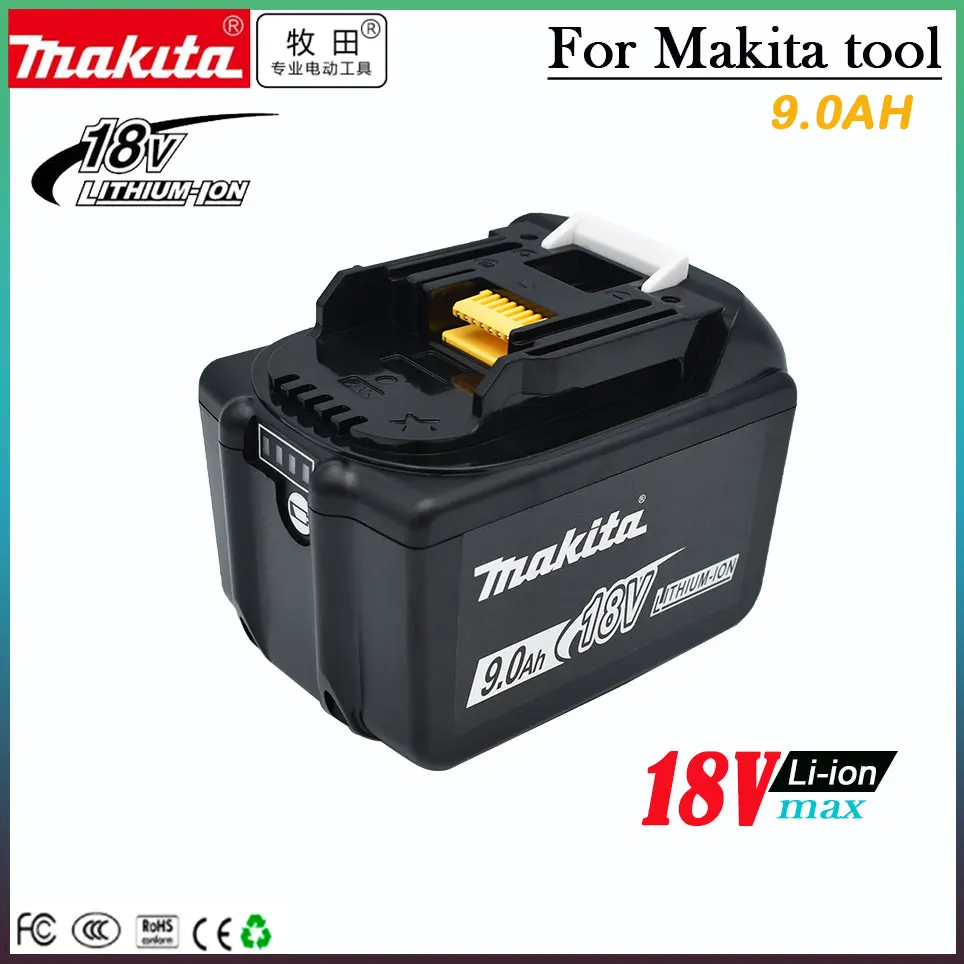 

Makita Replacement 18V 9.0Ah Battery For BL1830 BL1830B BL1840 BL1840B BL1850 BL1850B rechargeable battery