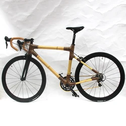 Bamboo Road Bike Full Speed Bicycle City Cycle V brake Bike 2x9 700x23-28c BBR-610