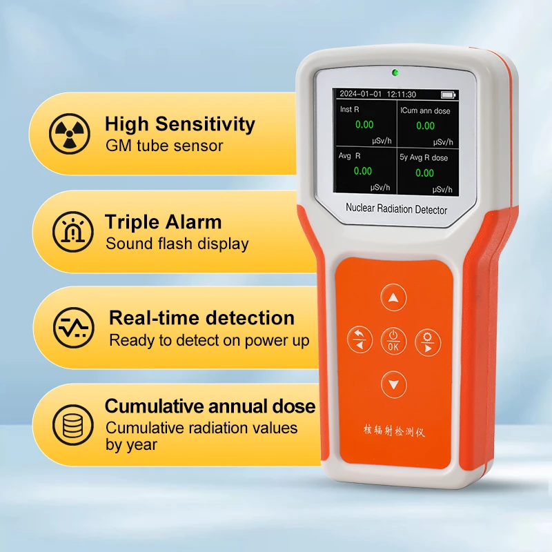 Factory Price X-ray, β-ray, γ-ray Ionization Nuclear Radiation Detector Handheld