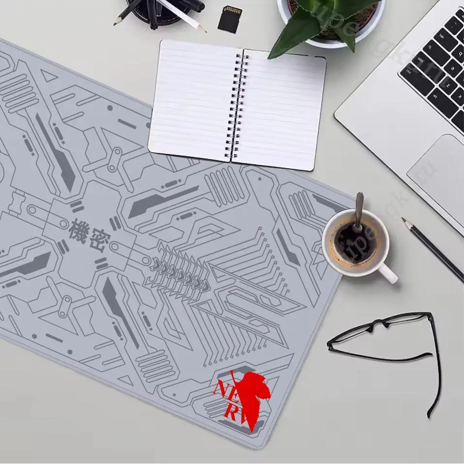 EVA Unit-01 Mouse Pad Keyboard Desk Mats, Kawai Rubber, Non-Slip E-Sports Desk Mat, XXL90x40cm Accessories mat