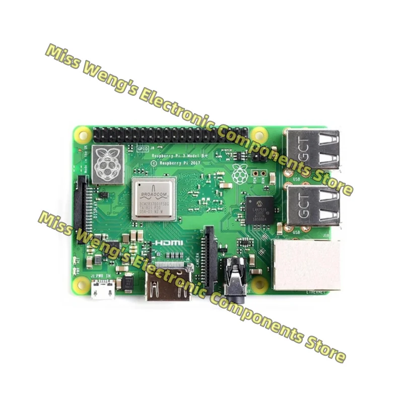 Raspberry Pi 3 Model B+with WiFi Bluetooth BCM2837B0 Gigabit Ethernet