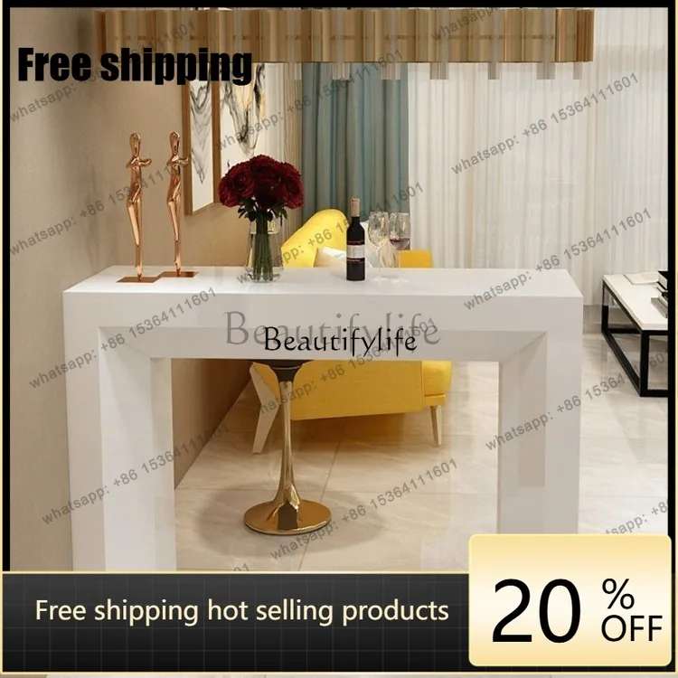 Factory Direct Light Luxury Home Bar Table Simple Home Nordic Bar Table Open Kitchen Island Entryway