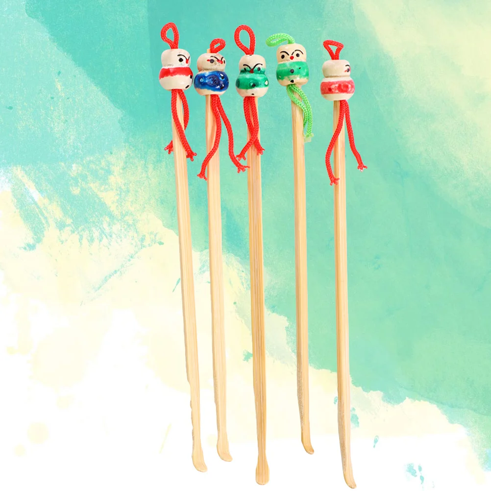 12Pcs Hanging Ear Picker Wood Ear Scoop Lightweight Easy to Carry Not Damaging Hands Perfect for Daily Use and Gifting