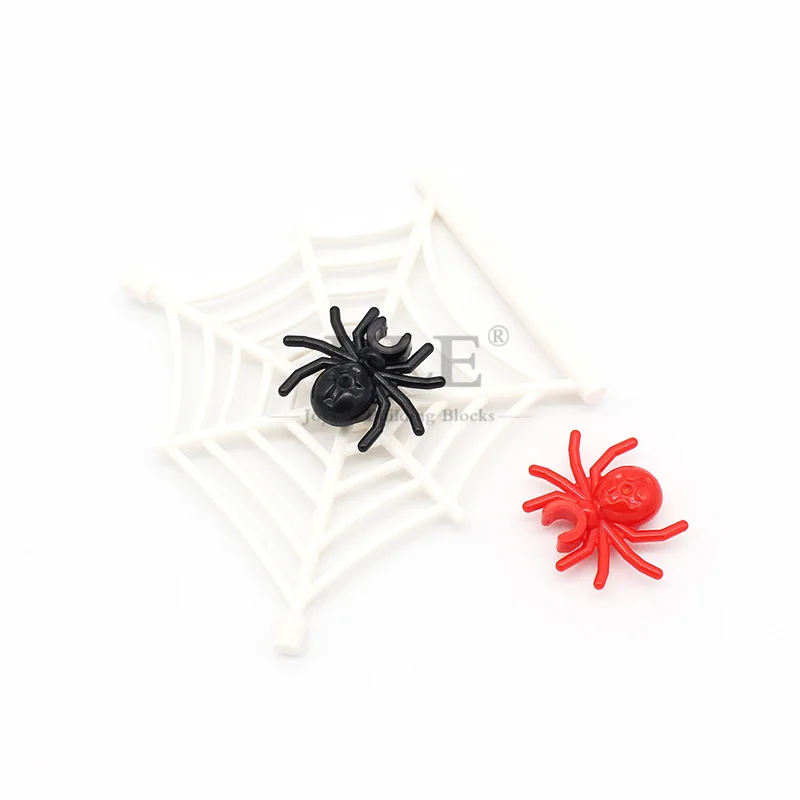 10pcs Moc Weapon Spider Web with Bar Half-Cone Shaped 90981 DIY Creative Building Blocks Bricks Compatible Figure Assembles