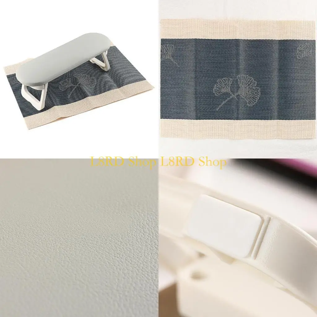

L8RD Arm Rest for Acrylic Microfiber Leathers Hand Rest Cushion with Pad Pillow Hand Rest Home Salon