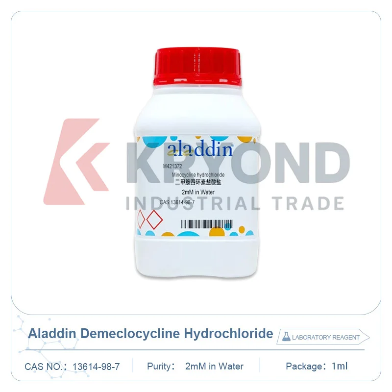 Aladdin M421372 Dimethylamino Tetracycline Hydrochloride Laboratory Chemical Reagent CAS 13614-98-7 Research Analysis Sample 1ml