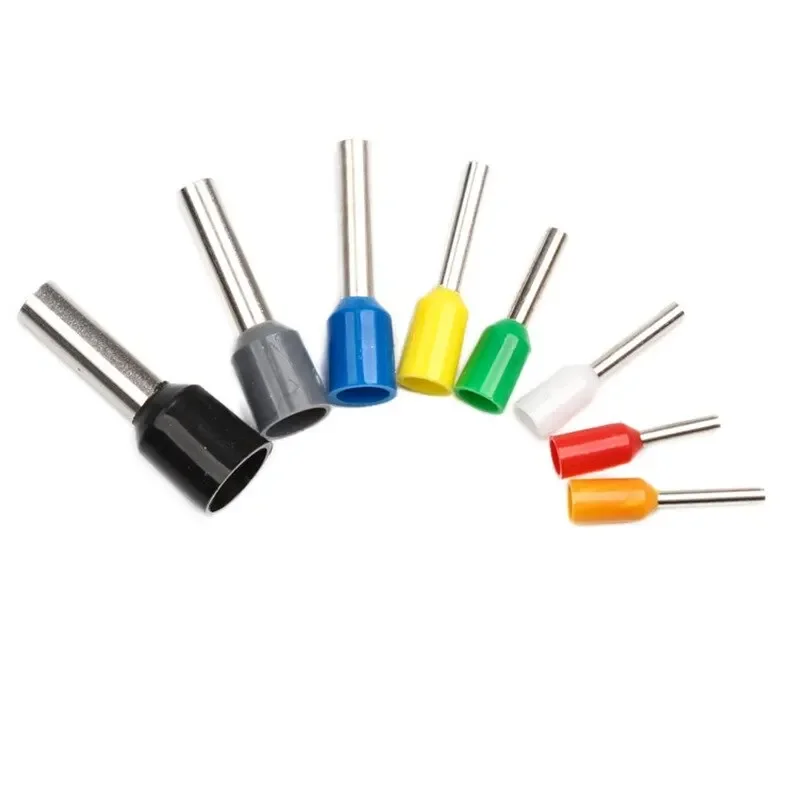 300pcs Boxed Tubular Crimp Terminals Ve European Type Cold Crimp Terminals Electrician Electrical Insulation Kits Crimp Ferrules