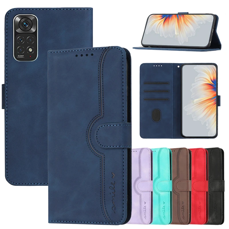 

Flip Cases For Redmi Note 11 Pro 5G Cover on For Xiaomi Redmi Note 11S 4G Note11 Pro 11Pro Magnetic Stand Phone Protective Bags