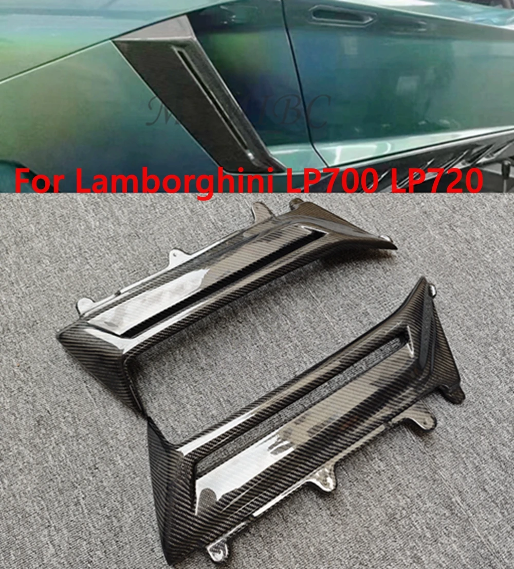 FOR Lamborghini Aventador Lp700 LP720 body kit High quality Real carbon fiber Forged carbon N-style rear intake and outlet vents