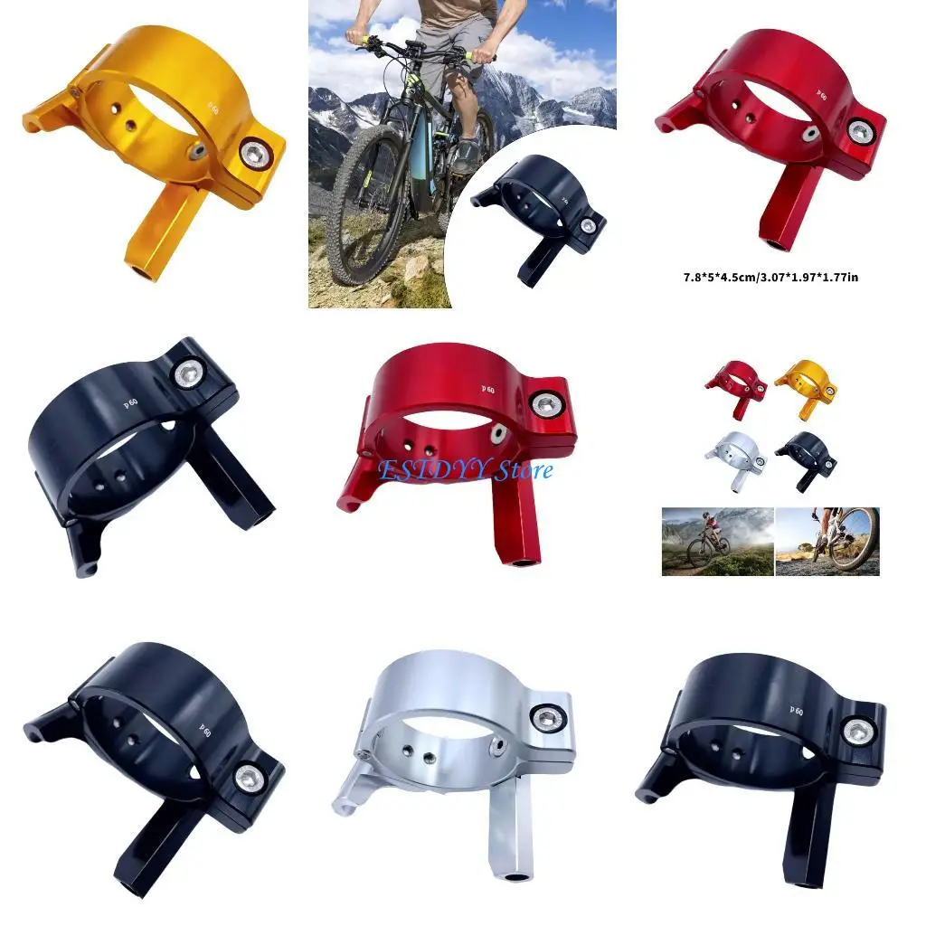 

G6DE Folding Bike Derailleur Clamps Double Chainwheel Mount for Enhances Performances