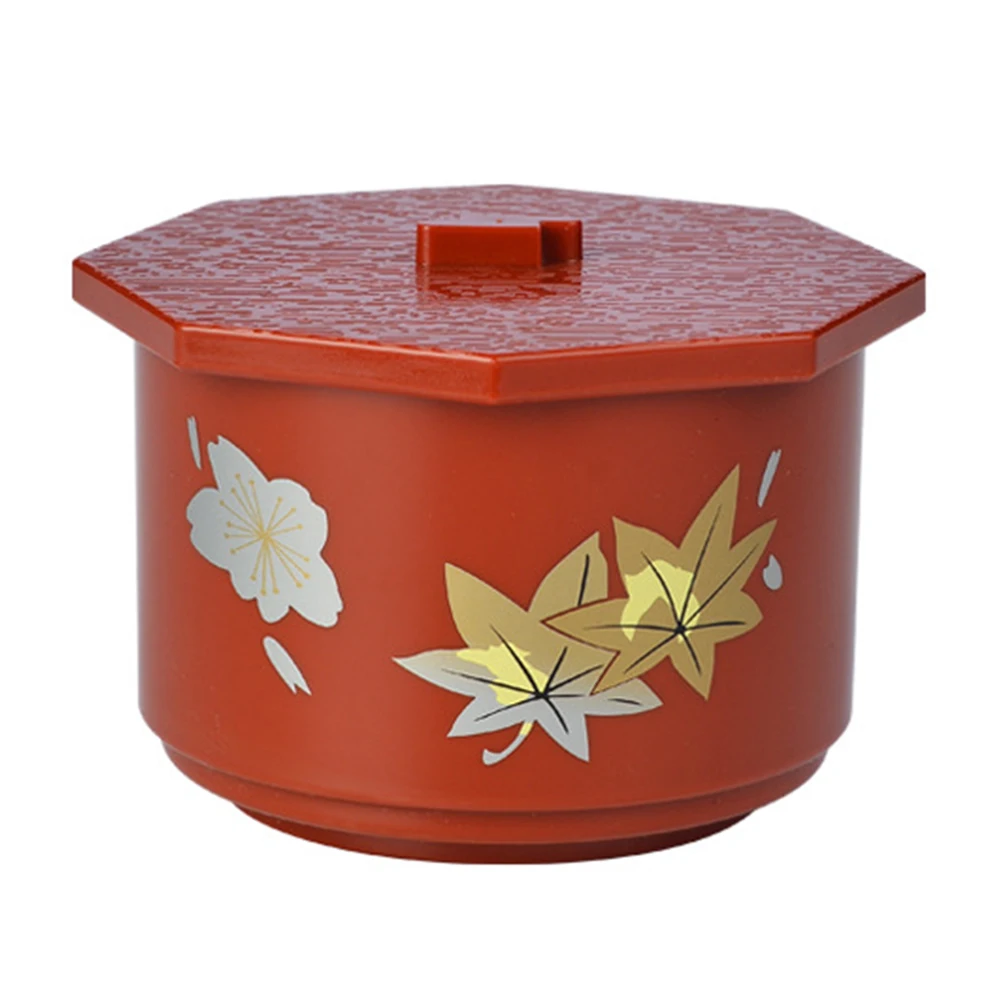

Japanese Style 8 Edge Soup Bowls ABS Material Non Slip Bottom Thickened Heat Resistant Kitchen Supplies Dining Set