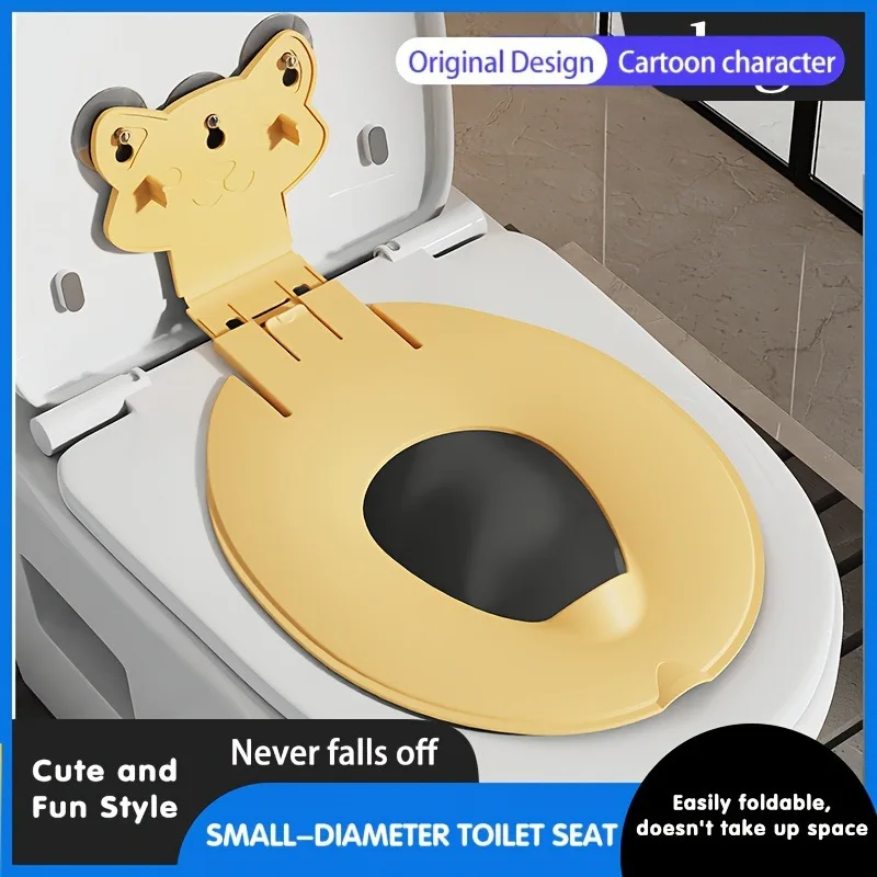 Baby Drop down Potty Training Seat for Toddlers And Kids Secure Adult Toilet Attachment Flips up And down Easy Clean