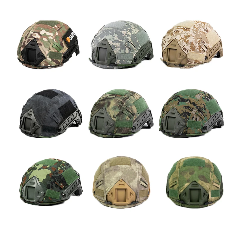 FG atacs Tactical Helmet Cover Head Circumference 52-60cm Helmet Airsoft Paintball Wargame Gear CS FAST Helmet Cover Ourdoor