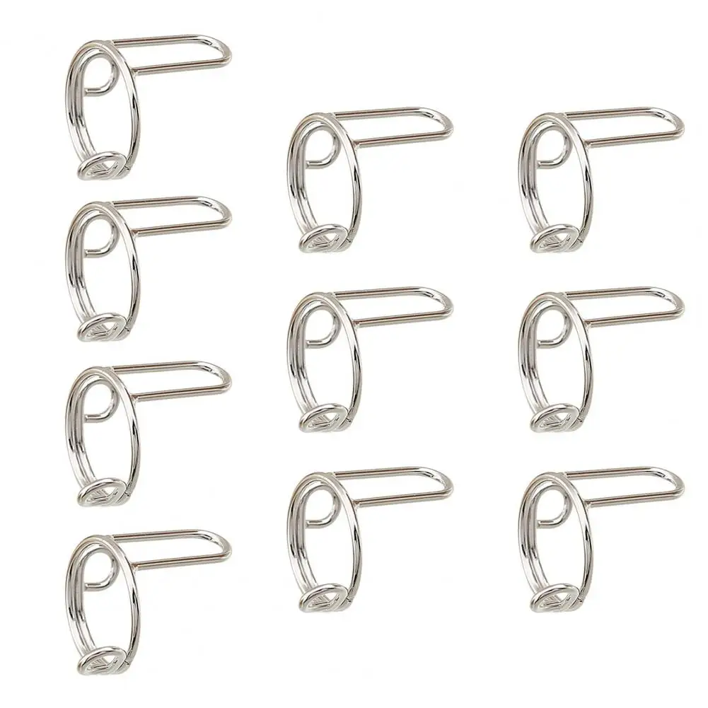 Nail Accessory 10 Pcs Detachable Anti-rust Nail Rings for Nail Biters Break Habits Prevent Biting with Fingertip Guard