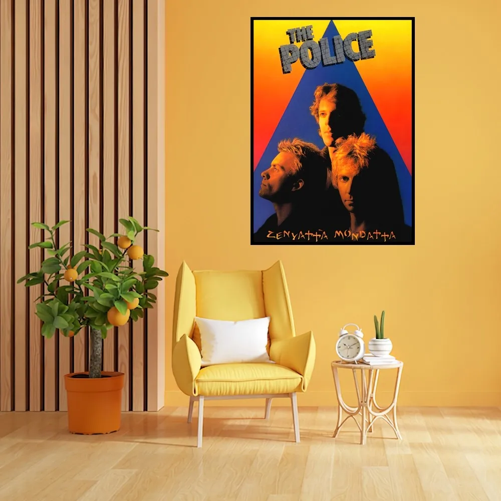 Rock Band The Police Poster Prints Wall Painting Bedroom Living Room Decoration Office Small