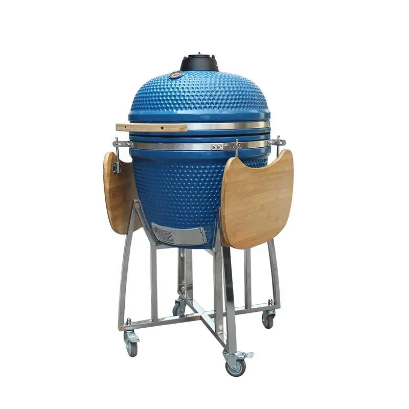 23.5-inch ceramic barbecue grill outdoor bbq hotel restaurant garden fruit wood charcoal stove
