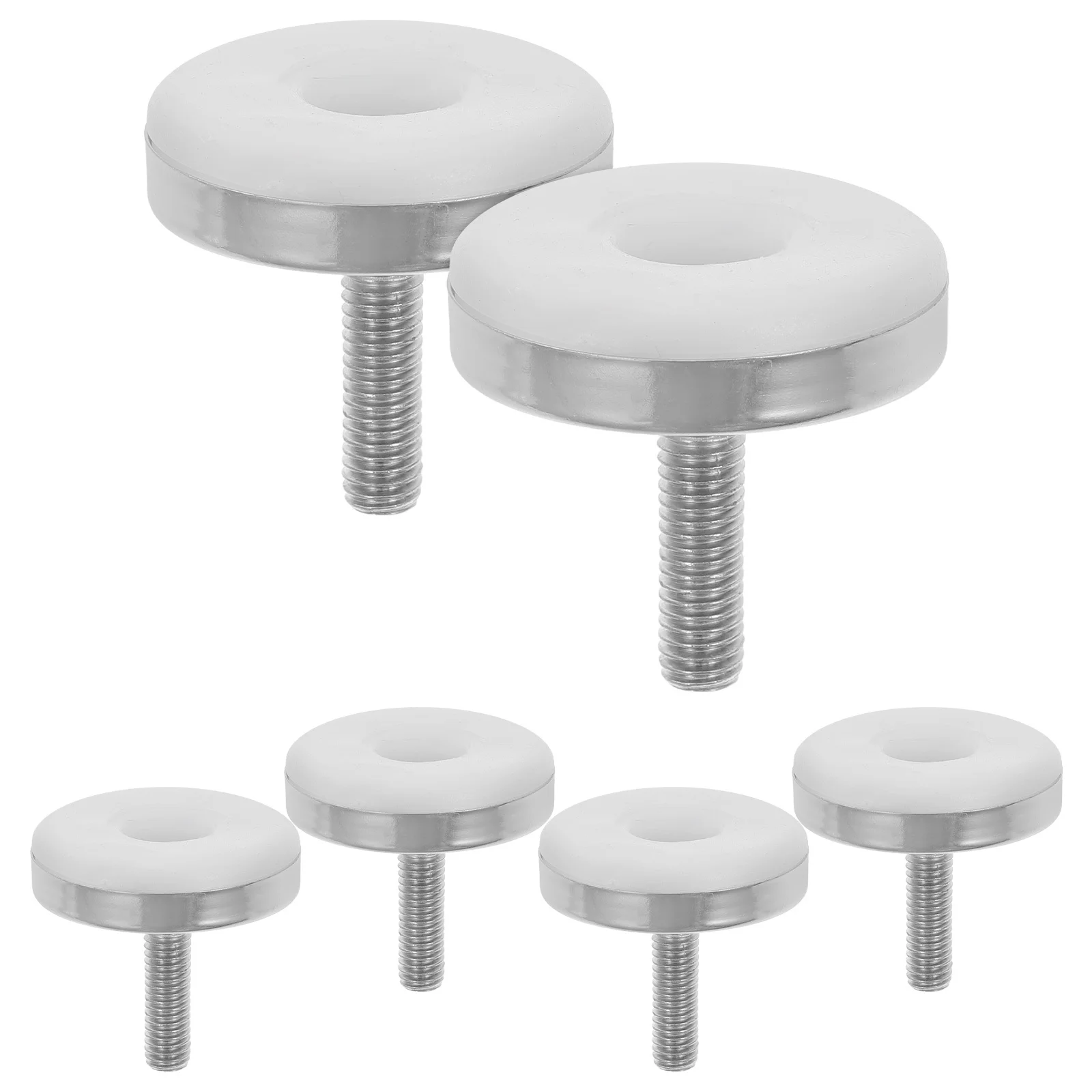 

6Pcs Adjustable Furniture Leveling Feet Heavy Duty Screw-in Table Chair Cabinet Legs Levelers Furniture Risers for Wood