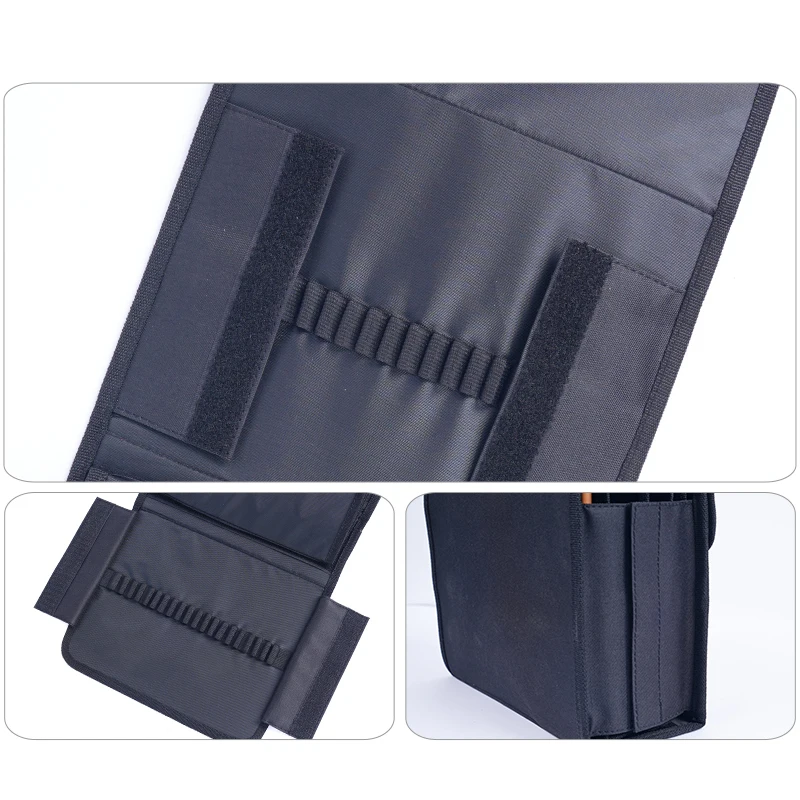 High-Quality 200-Hole Handheld Pencil Case Colorful Sketching Pencils Stationery Storage Bag for Artists And Students