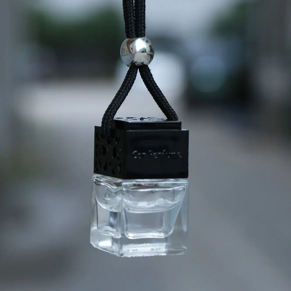 1/3PCS Home Decor Diffuser Hanging Pendant Air Fresher Empty Glass Bottles Car Perfume Bottle Fragrance