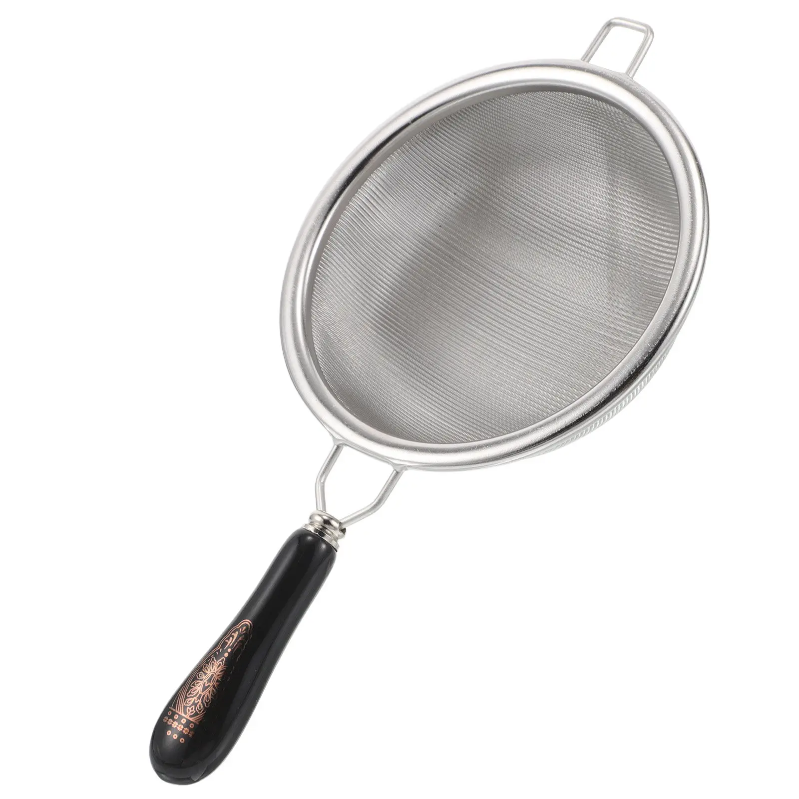 Fine Mesh Tea Filter Handle Strainer Tool Alloy Round Sifter Loose Leaf Tea Infuser Accessories Mesh Strainer Sieve