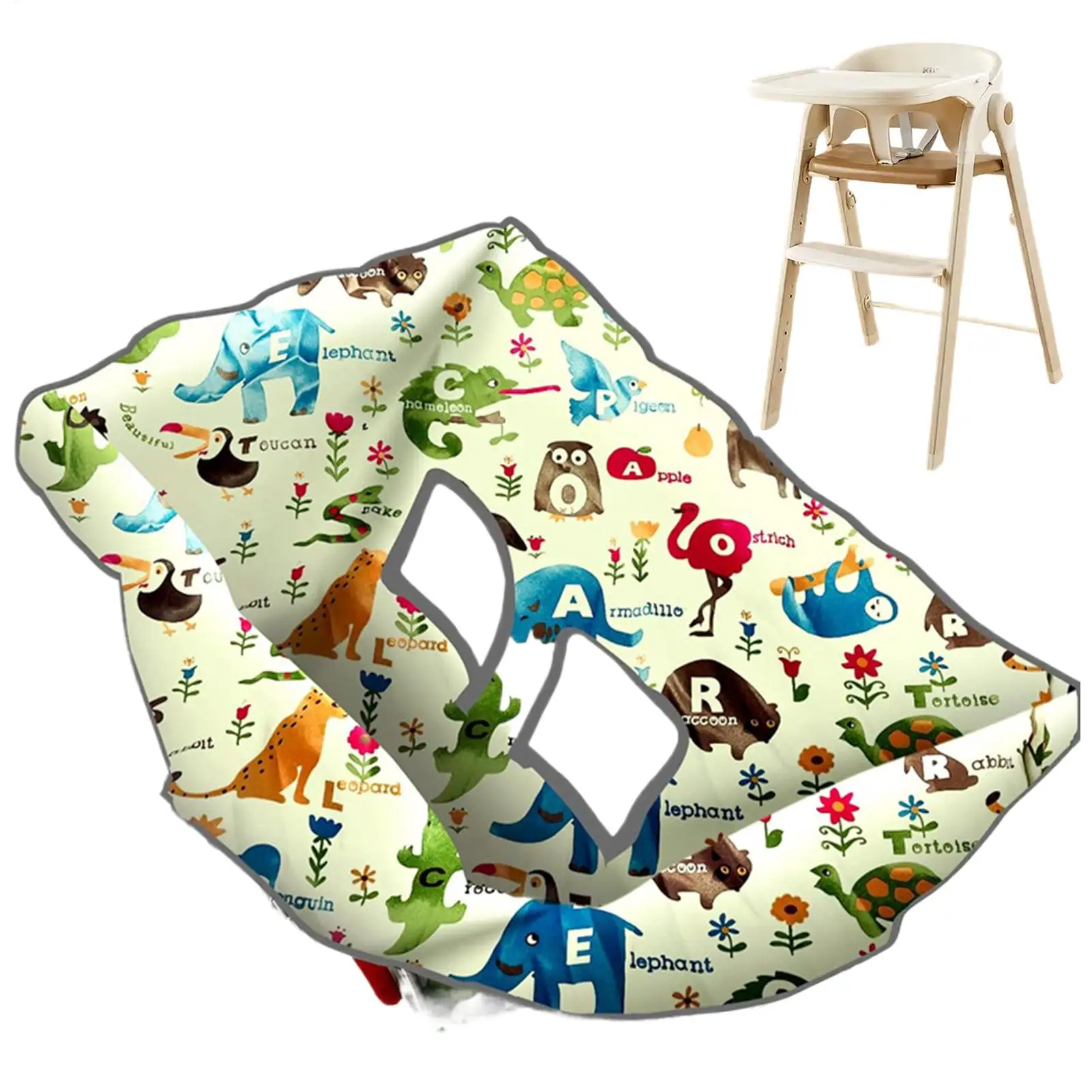 High Chair Covers For Kids Stroller Protector For Children Portable Grocery Cart Cover For Shopping Restaurant Travel Home