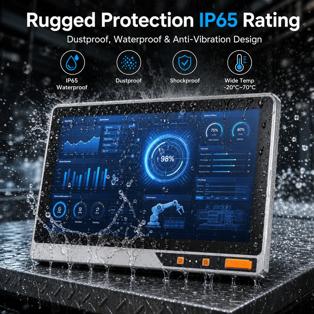 Industrial Panel PC 4G 8G 16G RAM 128G 256G 512G 1T SSD HDD Capacitive Touch Computer Intel Core i3 i5 i7 Win10 Linux