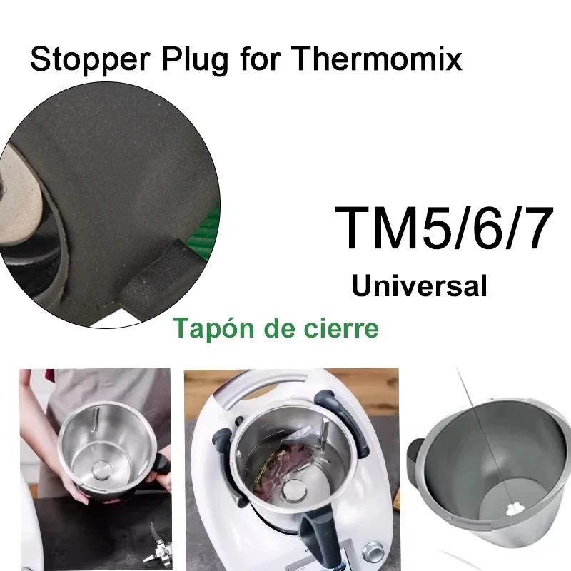 TM7 Mix Bowl Stopper Plug for Thermomix TM5/TM6/TM7 Universal Slow Cooker Blade Hole Sealing Cap Boiled Water - view 2