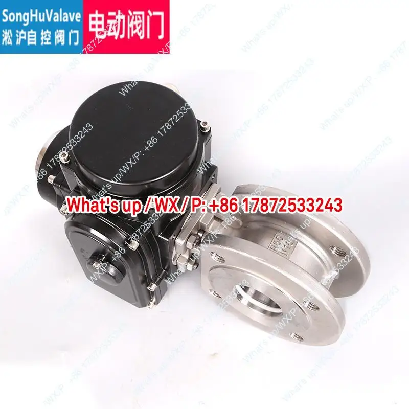 Stainless Steel Electric Ball Valve Clamp Ultra-Thin Short Italian Style O-Type Cut-Off Q971F for Plumbing And HVAC Systems